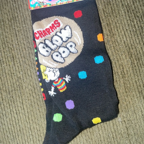 Charms blow Pop lollipop Candy Size OS socks women’s men’s funny crazy treat - Picture 6 of 7